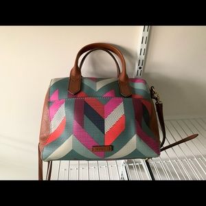 Fossil chevron purse